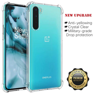 สําหรับ OnePlus Nord OnePlus Z OnePlus 8 Nord 5G AC2001 AC2003 ยืดหยุ่นซิลิโคนเหลวใสกึ่งโปร่งใส Anti-Yellowing ฝาครอบ 4 มุมป้องกันกรณีเยลลี่