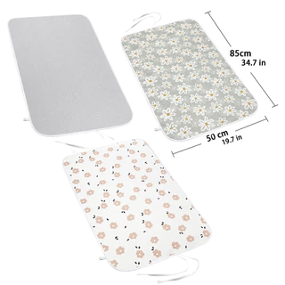 Sunny🌈🔥จัดส่งทันที🔥ผ้ารองรีด 85x50 ซม แผ่นรองรีดสะท้อนความร้อน แผ่นรองรีดอัจฉริยะ พกพาสะดวก พับเก็บได้ ทนอุณหภูมิสูง มีให้เลือก 3 สี