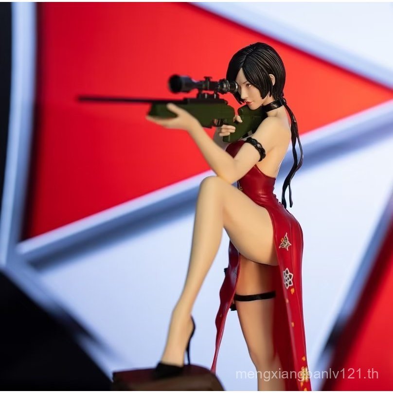 Resident Evil 4 King Aida Sniper Gun รูปปั้นตุ๊กตาสาวสวยรูปชนิดบรรจุกล่อง