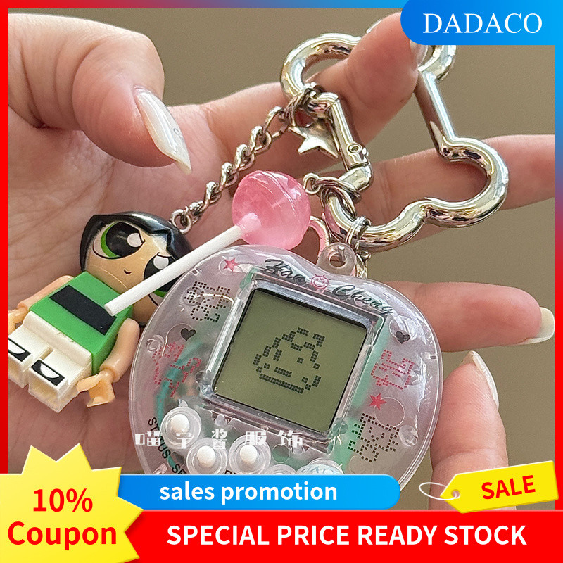 ห้อยกระเป๋า keychain จี้กระเป๋า พวงกุญแจรถ Bag Charm the powerpuff girls บุคลิกภาพสร้างสรรค์น่ารักกระเป๋าจี้เครื่องเกมสัตว์เลี้ยงอิเล็กทรอนิกส์จี้การ์ตูนพวงกุญแจของขวัญที่ไม่ซ้ำกัน