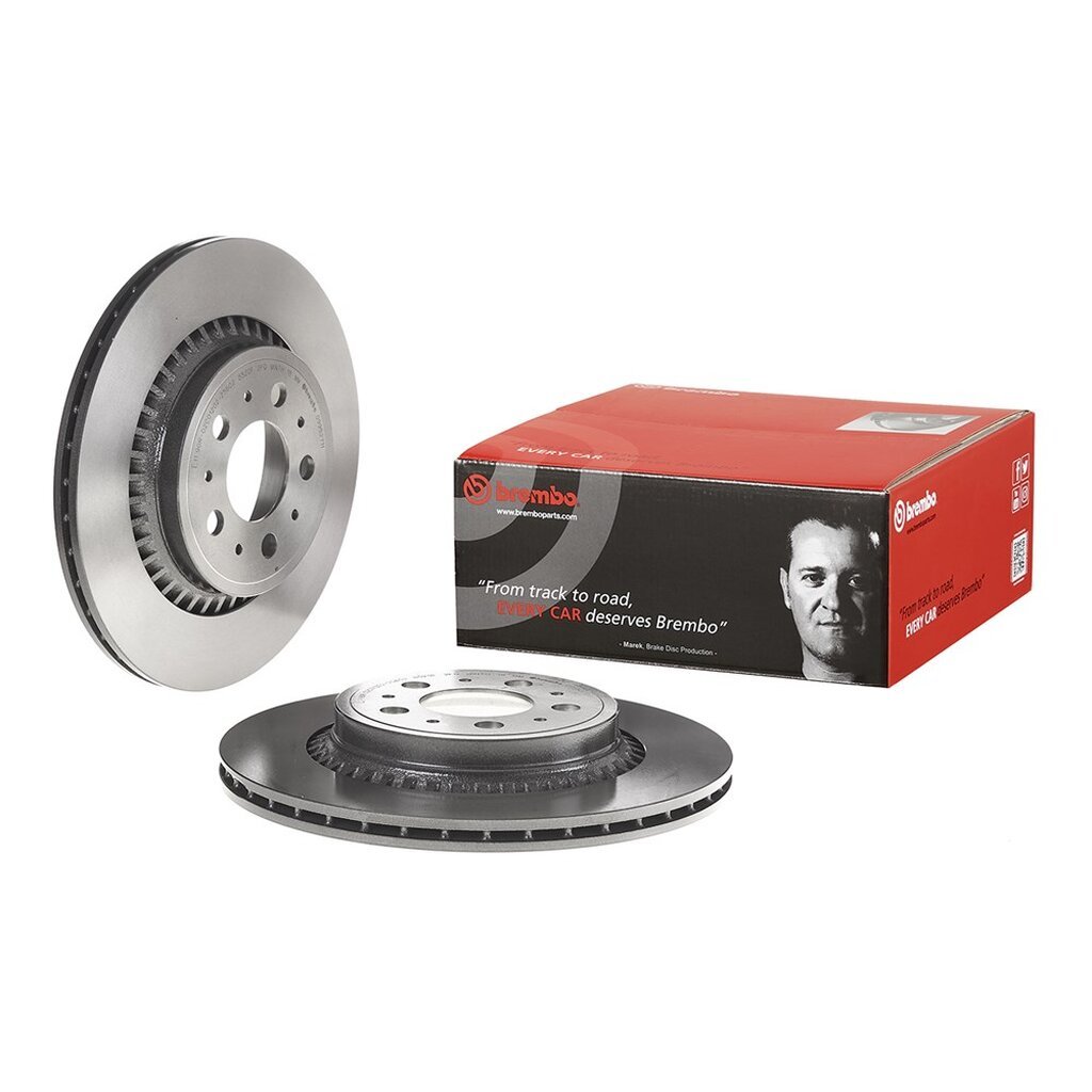 จานเบรคหลัง VOLVO XC90 I 2.4 D4 D5 2.5 3.2 D3 D5 T6 V8 AWD 2002-2014 308MM BREMBO /ชิ้น