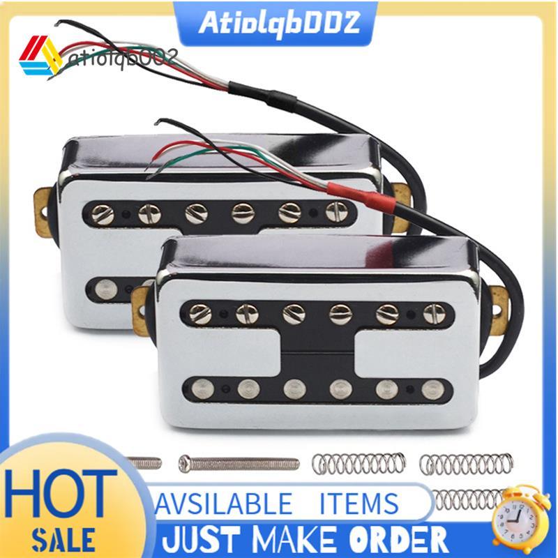 2 ชิ้น Humbucker รถกระบะสําหรับกีตาร์ไฟฟ้า FT สไตล์กีตาร์คอและสะพานกีตาร์ไฟฟ้ารถกระบะ