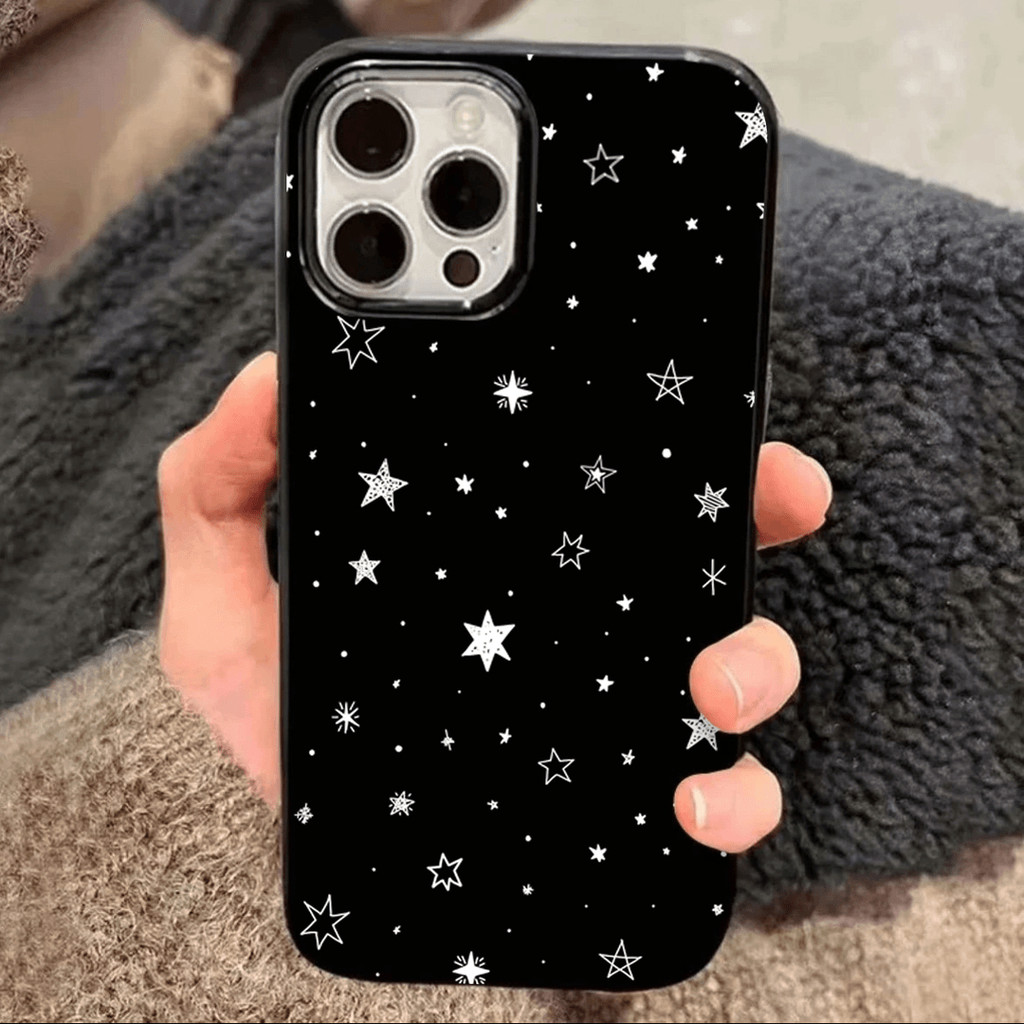 เคสมือถือ แบบนิ่ม ลายดาวห้าแฉก สําหรับ 15 Pro Max 14 Pro 14 Pro Max 13 Pro 13 Pro Max 16 Pro 12 Pro Max XR Xs Max 7P 8P ราคา ถูกที่สุด ดีลบีเคเค แกลเลอรีภาพที่ 4