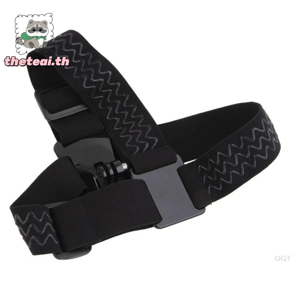 THETEAI เข็มขัดแบบคาดศีรษะกล้อง, สายรัดหัวกล้อง Anti-slip Head Strap Mount, Soft Terylene Elastic Ca