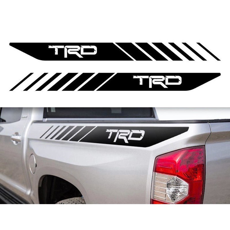 (คลังสินค้าพร้อม) S489# Toyota Hilux TRD Colour Car Side Body Vinyl Decal Sticker no