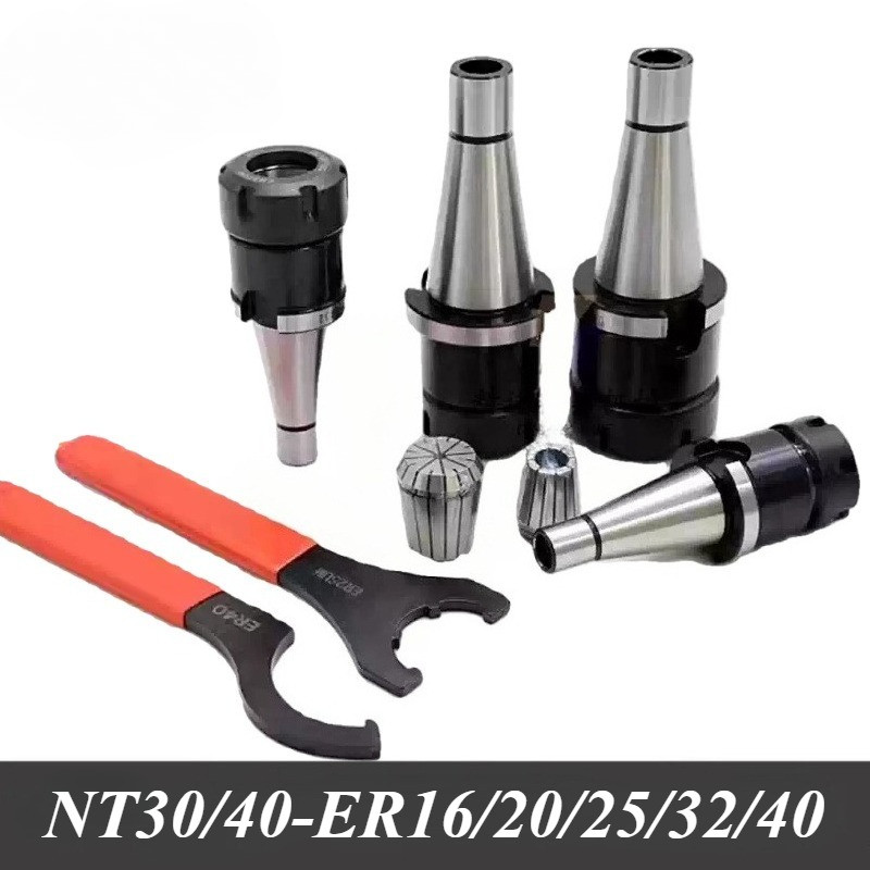 ยี่ห้อใหม่ NT40 NT30 ER11 ER16 ER20 ER25 ER32 ER40 Collet Chuck เครื่องมือสําหรับ CNC Face Milling เ
