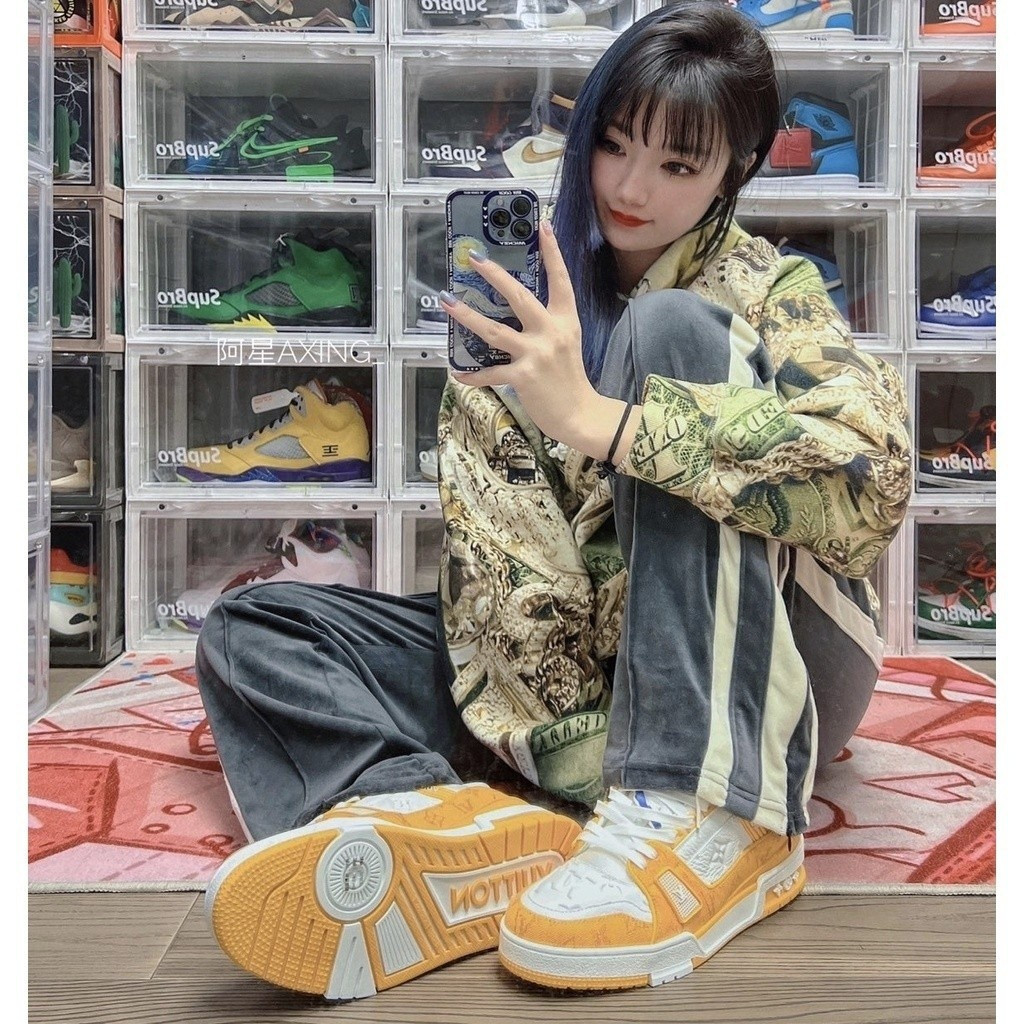 Louis Vuitton Mens Womens Shoes Casual Outdoor Breathable LV Sports Shoes Student Shoes Skateboard L