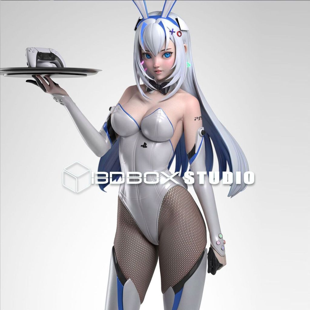 P PS5 waifu Yu-Ji Dual-Body รุ่นสีขาวรูป 1: 6 ขนาดใหญ่ขนาด 12K ความแม่นยําสูง 5MM2