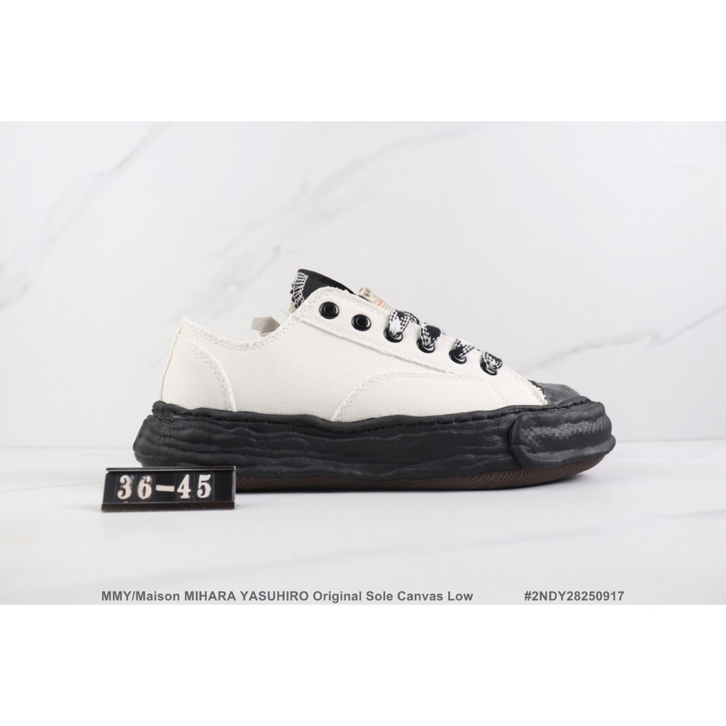 MMY Maison MIHARA YASUHIRO Original Sole 帆布鞋 复古蓝休闲鞋