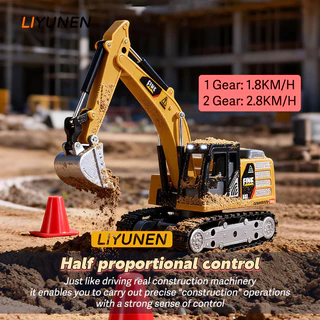 1: 64 Mini RC Excavator รถยกเดสก์ท็อปรีโมทคอนโทรลรถบรรทุกกระเป๋ารถ Rc Decompression ของเล่น 1/64 รถขุดขนาดเล็กวิศวกรรมยานพาหนะเด็กของขวัญ