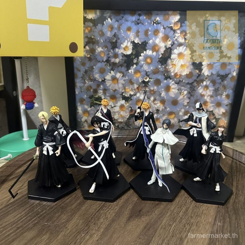 BLEACH รูป Kurosaki Ichigo ของเล่นเดสก์ท็อปเครื่องประดับ Kuchiki Rukia Inoue Orihime