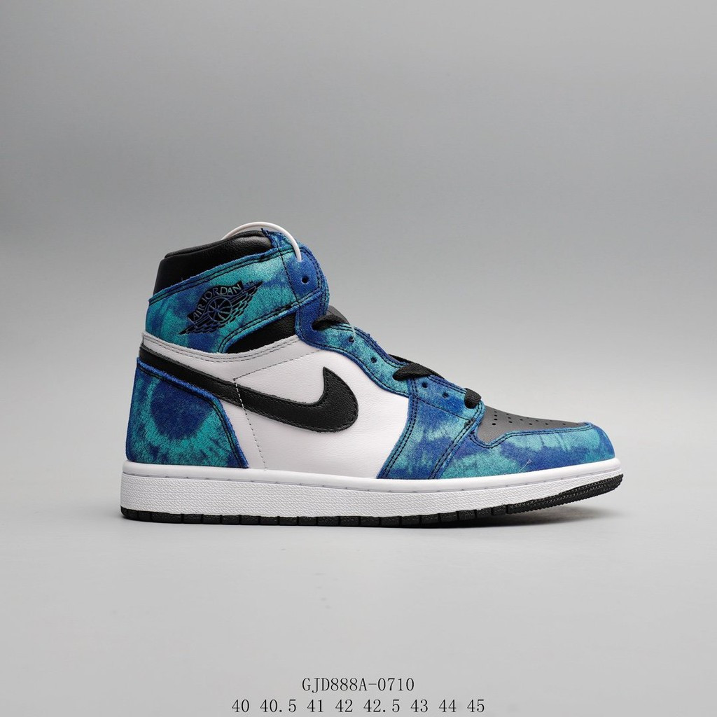 NIKE FACETASM X AIR JORDAN 1 MID FEARLESS NA AJ1 .WHITE BLACK BLUE GJD888