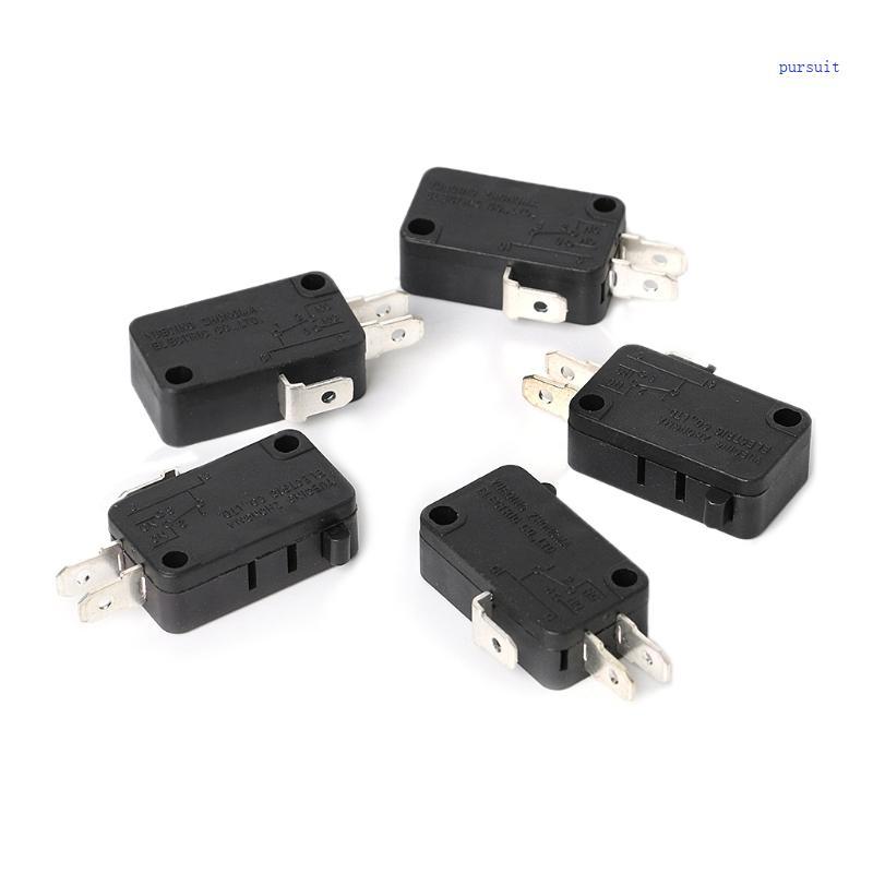 SUIT* 5 ชิ้น 16A 250VAC 0 3A 250VAC Switches Srew Connector Actuator Limit Micro Switch