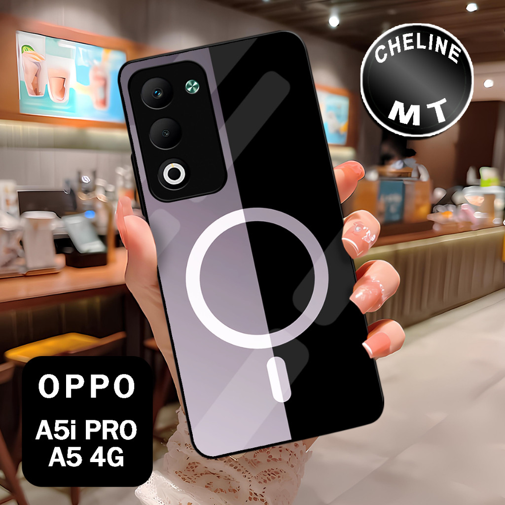 ( XX 4 ) เคส Sofcase Glossy สําหรับ Oppo A5 l oppo A5i PRO l Anime Motif l บทคัดย่อ l น่ารัก l Kesin