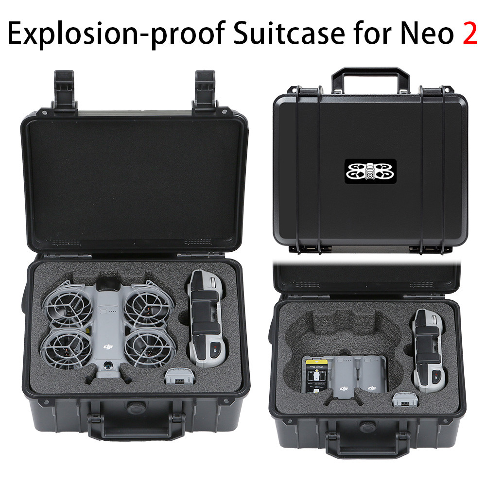 สําหรับ DJI NEO2 กล่องป้องกันการระเบิดกล่องเก็บขนาดเล็กแบบพกพากระเป๋าเดินทาง RC-N3 รีโมทกล่องกันน้ําอุปกรณ์เสริม