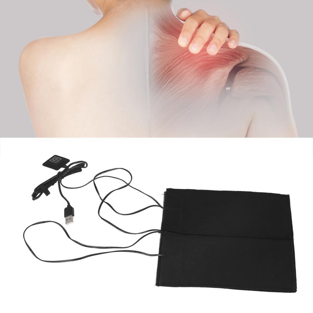 USB ขับเคลื่อน เครื่องทำความร้อน แผ่น DC 5V แผ่นทำความร้อนไฟฟ้าล้างทำความสะอาดได้สำหรับคอไหล่