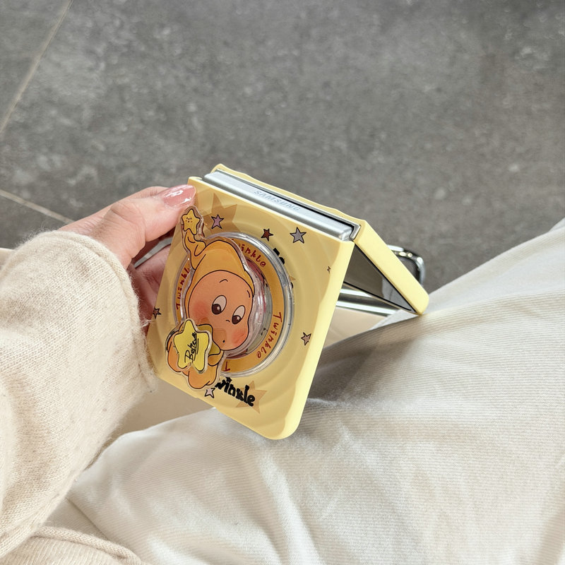 เคสโทรศัพท์แบบพับได้สําหรับ Samsung Galaxy Z Flip7 Flip6 Flip5 Flip4 Flip3 Boyang ออกแบบน่ารัก Star Bearer วงเล็บแม่เหล็กสร้อยข้อมือ hard tpu เคสโทรศัพท์ - รูปที่ 7