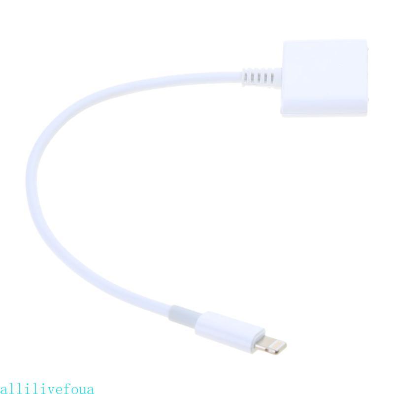 Allilivefoua 8Pin Male To 30 Pin Female Charging Sync Converter Cable 30Pin Adapter
