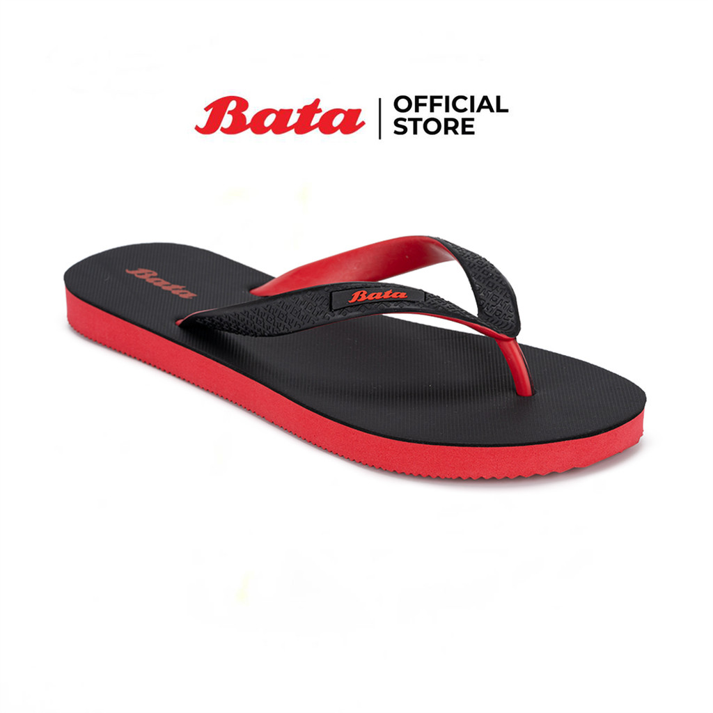 Bata บาจา รองเท้าแตะหูหนีบ น้ำหนักเบา สวมใส่ง่าย ไม่ลื่น ลุยน้ำ สำหรับผู้ชาย รุ่น HAWAII สีดำ 8716680 สีขาว 8711680