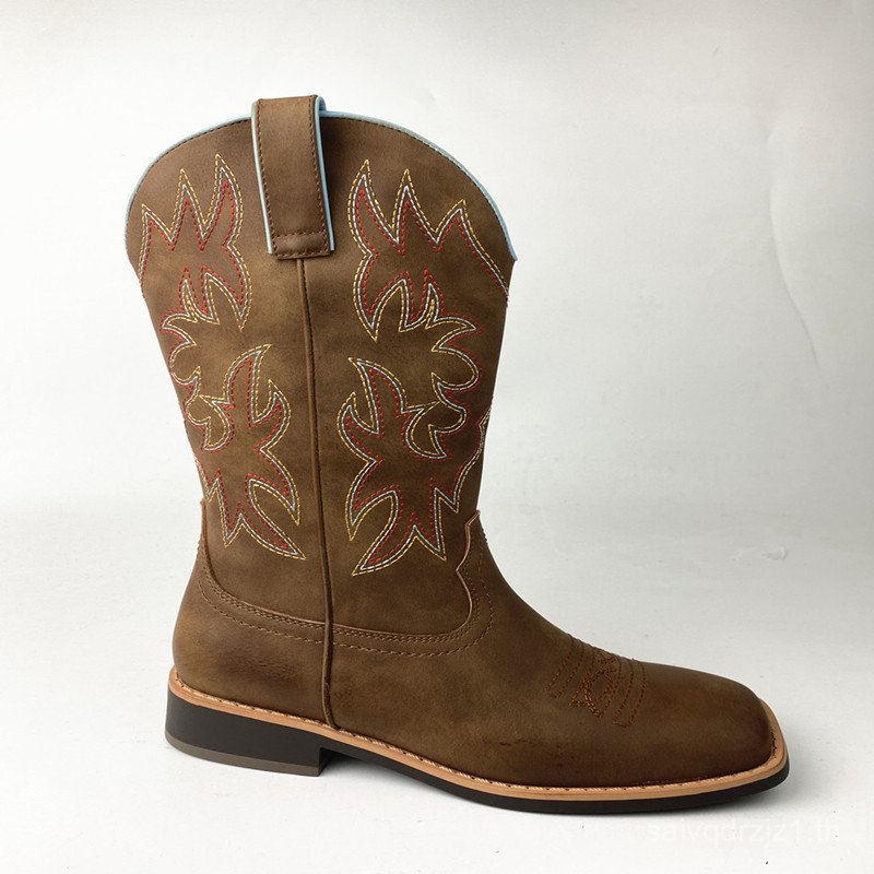 DING Spanitana仔 COWBOY BOOTS LADIES BOOTS TW-B21268-4F 肥
