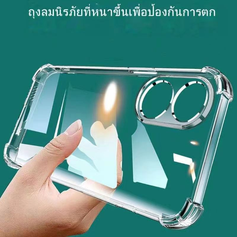 เคสใส กันกระแทก สำหรับ Oppo A5X A60 A18 A38 A58 A78 A58 รูปที่ 2