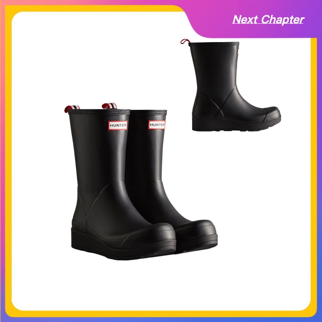 NC Korean Select HUNTER Original Play รองเท้ากันฝนกลาง K-FASHION RAIN BOOTS / รองเท้ากันน้ํา / สไตล์