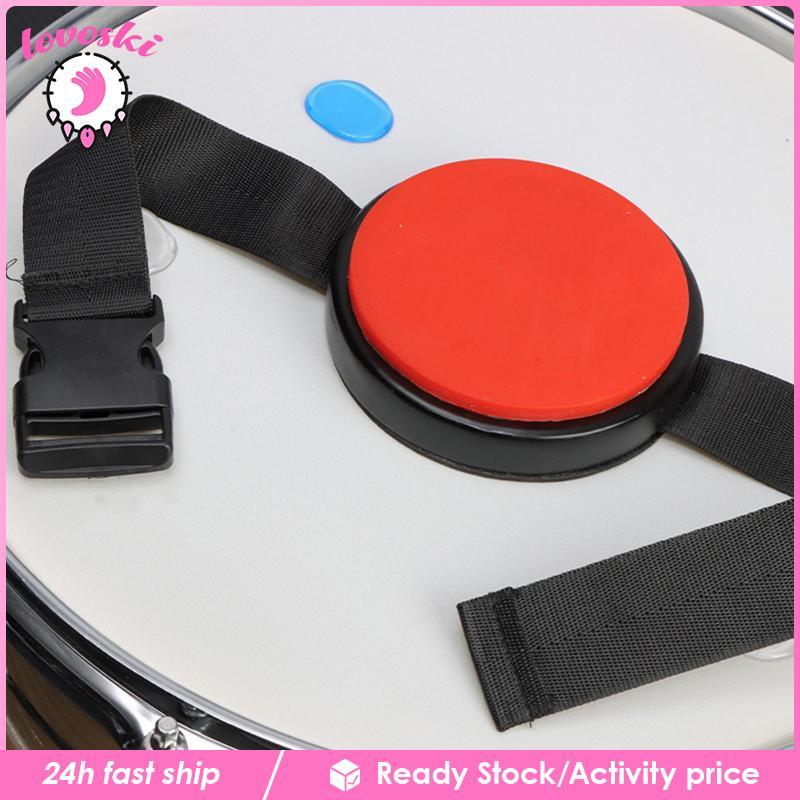 [Lovoski] Practice Drum Pad Silent Drum Pad Accessory Non Slip Adjustable Strap Drum Noise