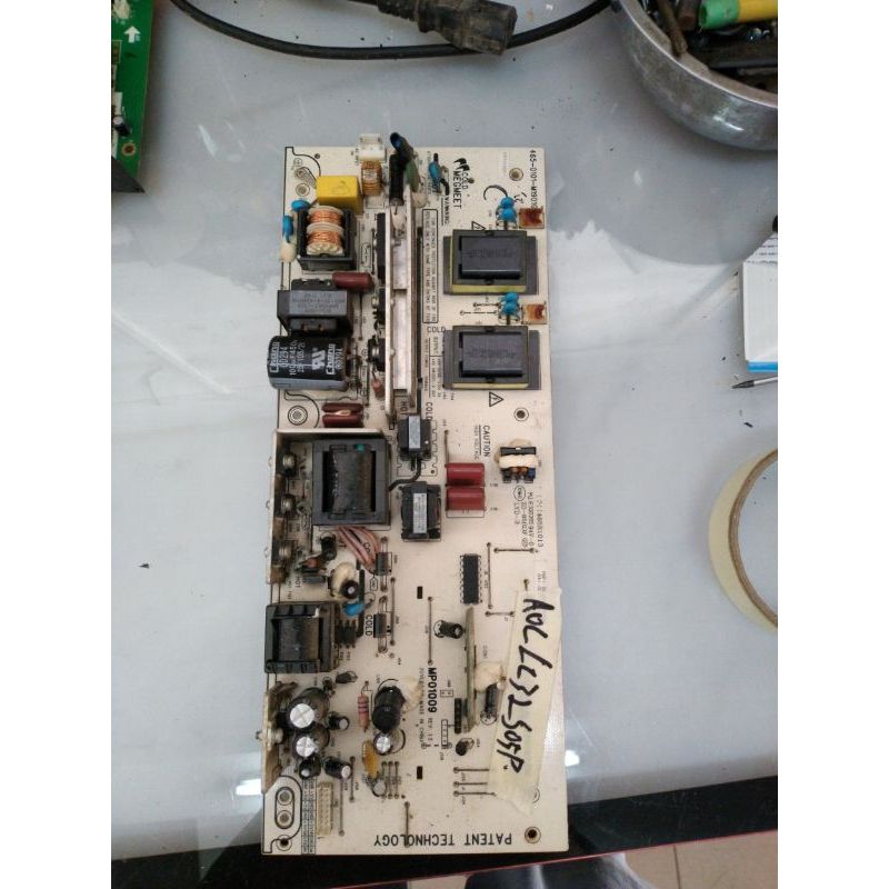Original AOC LC32S05P Power Board 465-0101-M1901G ทดสอบการถอดประกอบ