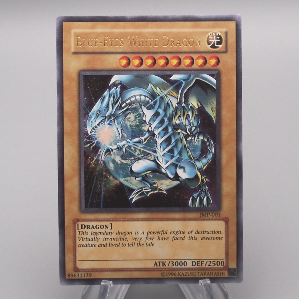 YuGiOh Blue Eyes White Dragon Ultra JMP-001 Shonen Jump Promo NM-EX English s644