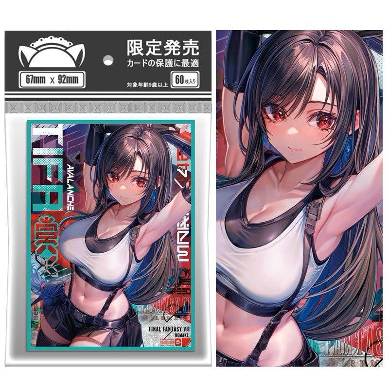 ฟอยล์ Tifa Final Fantasy 7 อะนิเมะการ์ดสําหรับ Pokemon Yugioh Vanguard Battle Spirits MTG Weiss One 