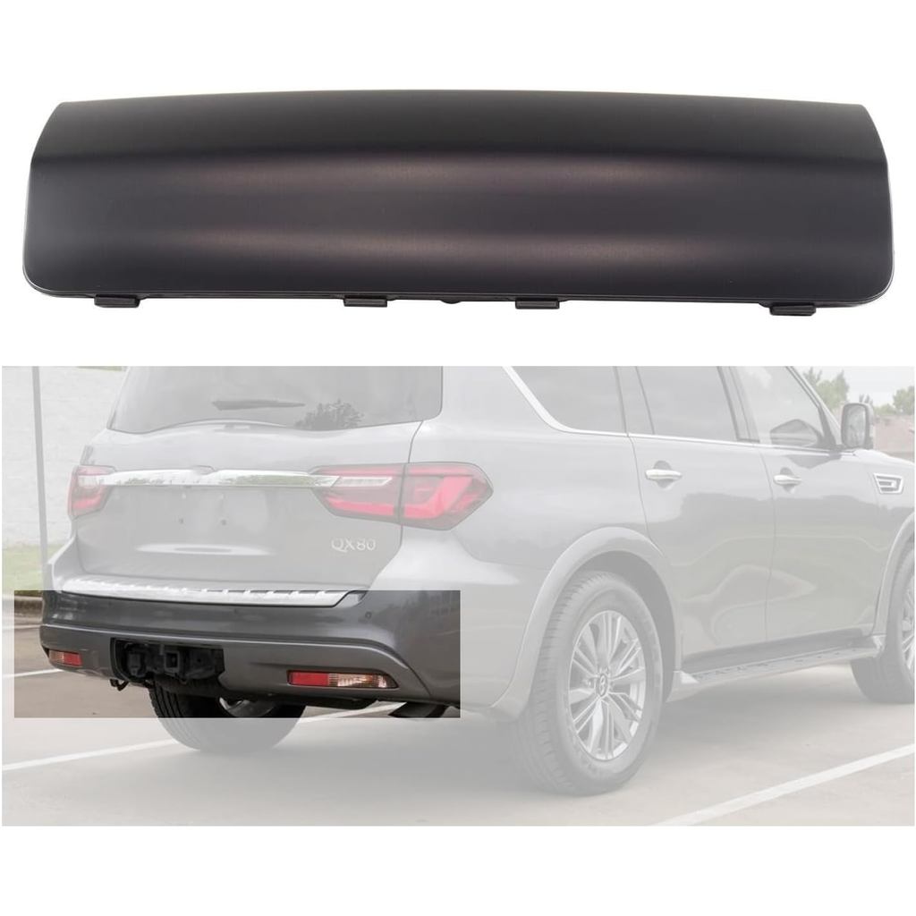 Trailer Hitch Cover Replacement เข้ากันได้กับ Infiniti QX56 2011-2013 QX80 2014-2017 / IN1180101