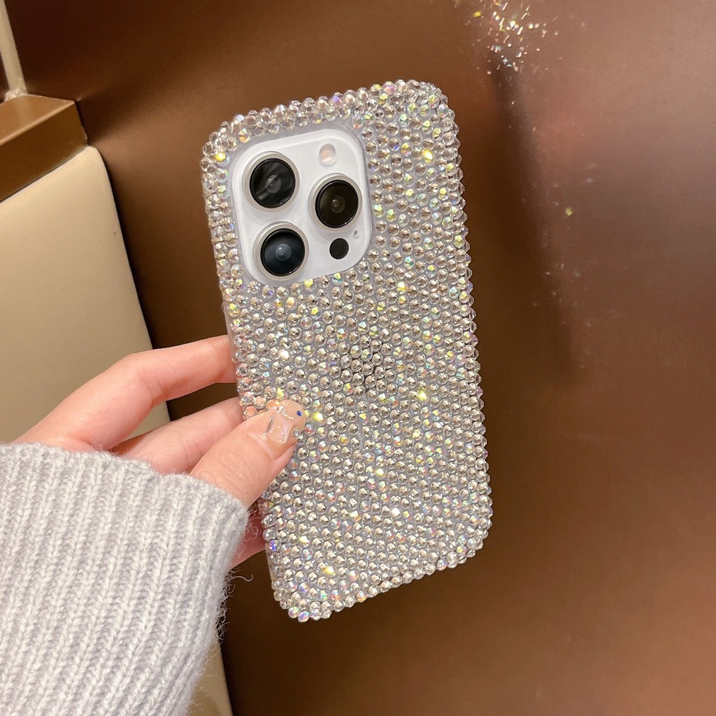 【ข้อเสนอพิเศษเฉพาะช่วงเวลา】ความคิดสร้างสรรค์ DIY หรูหราเพชรเต็มเคสโทรศัพท์สําหรับ iPhone 17 15 16 14 13 12 11 Pro Max แฟชั่นแฟลชเพชรเชือกเส้นเล็กฝาครอบป้องกัน ราคา ถูกที่สุด ดีลบีเคเค แกลเลอรีภาพที่ 8