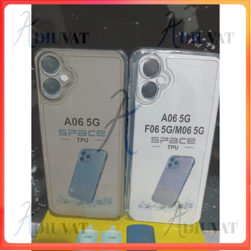 เคสใส Samsung A06 5G F06 5G/ M06 5G Softcase Space Case Clear โปร่งใสสีดํา Tpu