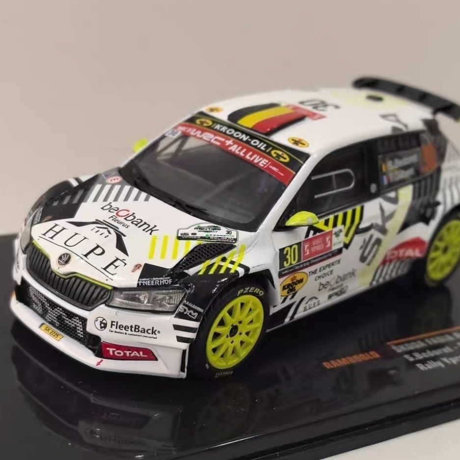 IXO 1/43 SKODA FABIA EVO #30 2021 Skoda Racing Model Alloy