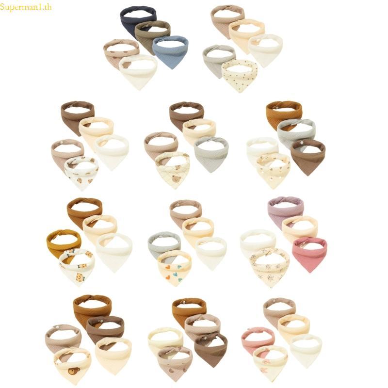 Best Baby Bib Soft Breathable Drool Bib ผ้าฝ้าย Burp ผ้า Snap Bibs ทารก Teething Bib พิมพ์ผ้าพันคอคอ