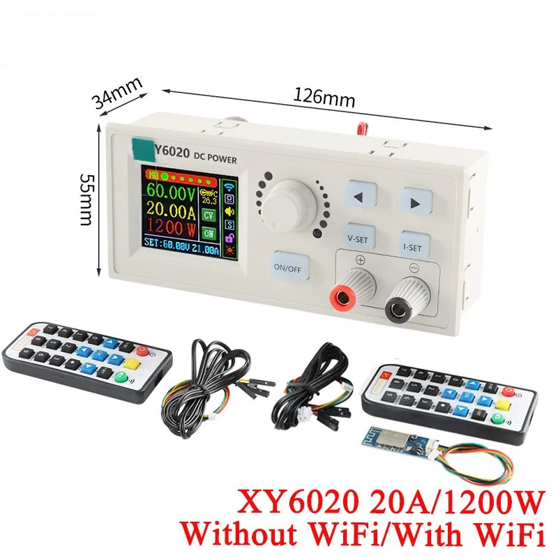 XY6020 WIFI 20A/1200W DC Regulated Stabilized Power Supply แรงดันไฟฟ้าคงที่ Current Maintenance Buck