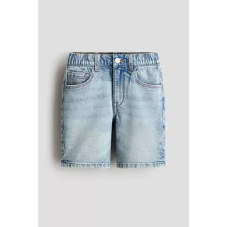 H&M(เอชแอนด์เอ็ม) กางเกงยีนส์ขาสั้นทรงสบาย Boys Relaxed Fit denim shorts 1317514_1