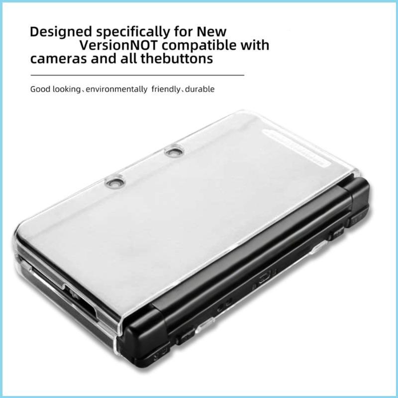 EZR Full Coverage Case เคสพลาสติกสําหรับ 3DS XL LL ใหม่ 3DS Gamepad Housing