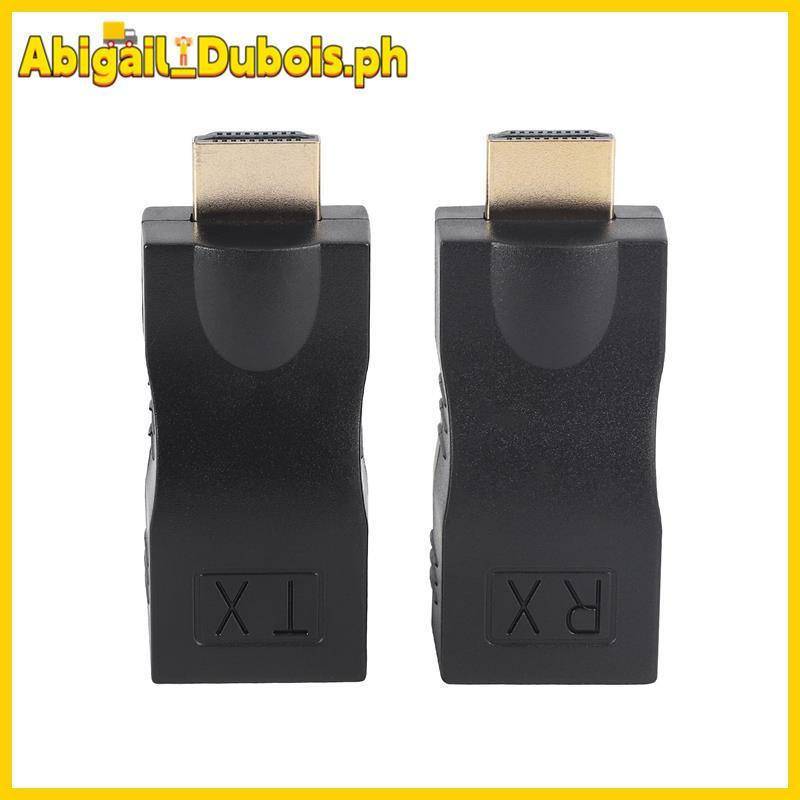 Abigail_Dubois4K 3D 1.4 30M Extender to RJ45 over Cat 5e/6 Network LAN Ethernet Adapter