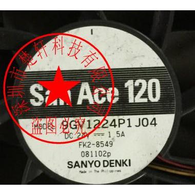 [Radiator] 9GV1224P1J04 24V 1.5A ของแท้จากญี่ปุ่น SANYO 4 สาย 12 ซม. ปริมาณอากาศขนาดใหญ่สุด