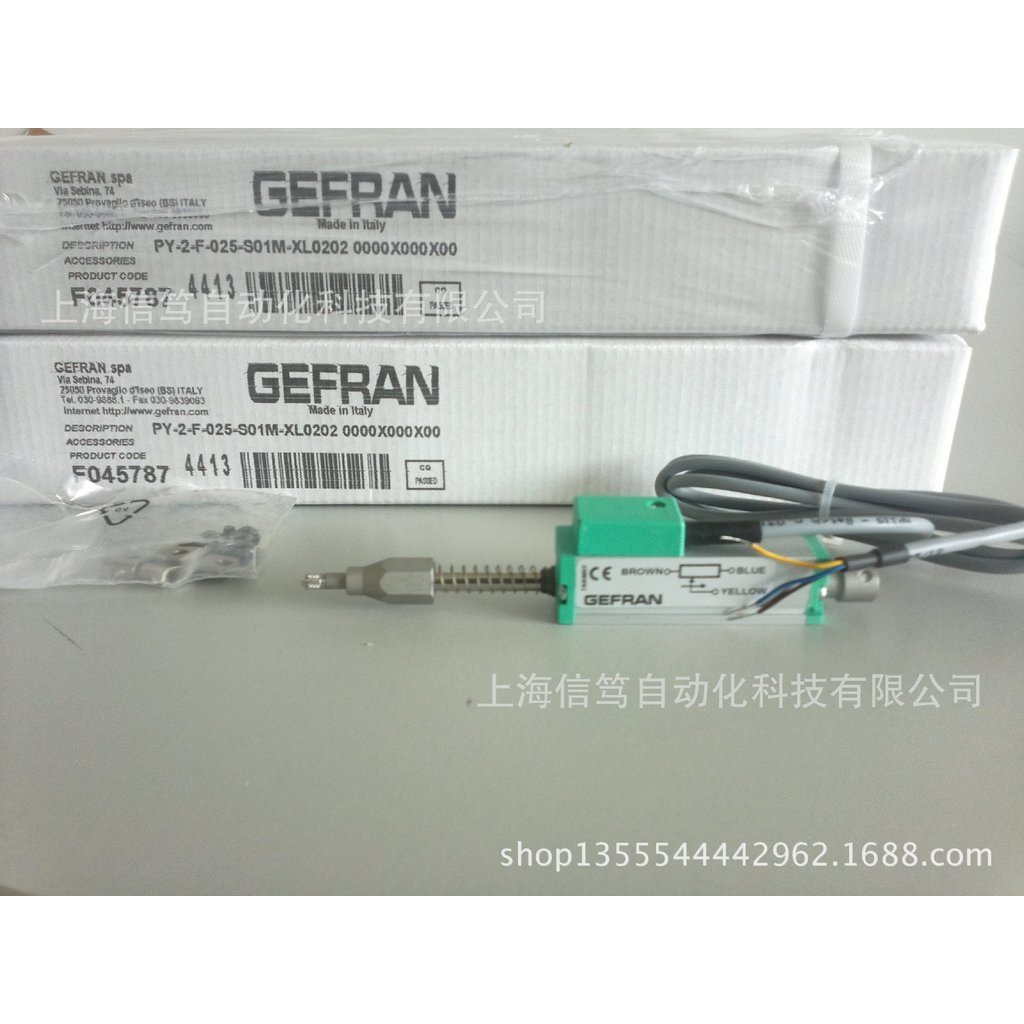 PY2-025-F-025-S01M อิตาลี GEFRAN เซ็นเซอร์กระจาย PY-2-F-025-S01M-XL0202