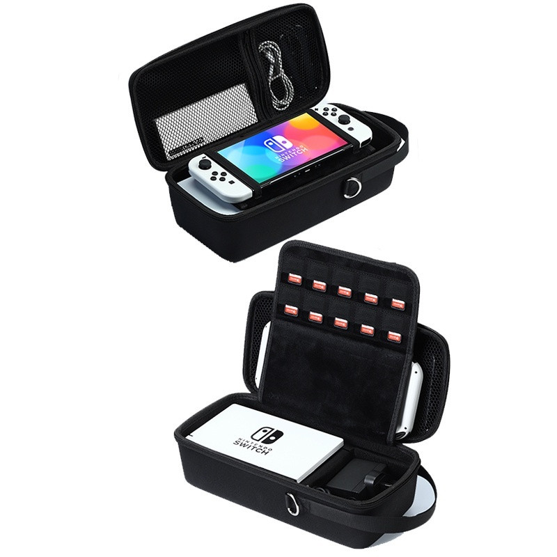 เคสพกพาสําหรับสวิตช์/OLED/NS/LITE - กันฝุ่นและกันน้ําและกันกระแทกแบบพกพาฮาร์ดเชลล์จัดเก็บกระเป๋าเกมเดินทาง - รูปที่ 7