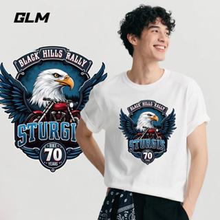 เสื้อยืดพิมพ์ลายผ้าฝ้าย GLM | ไซส์ Unisex M-3XL | เครื่องหมา…