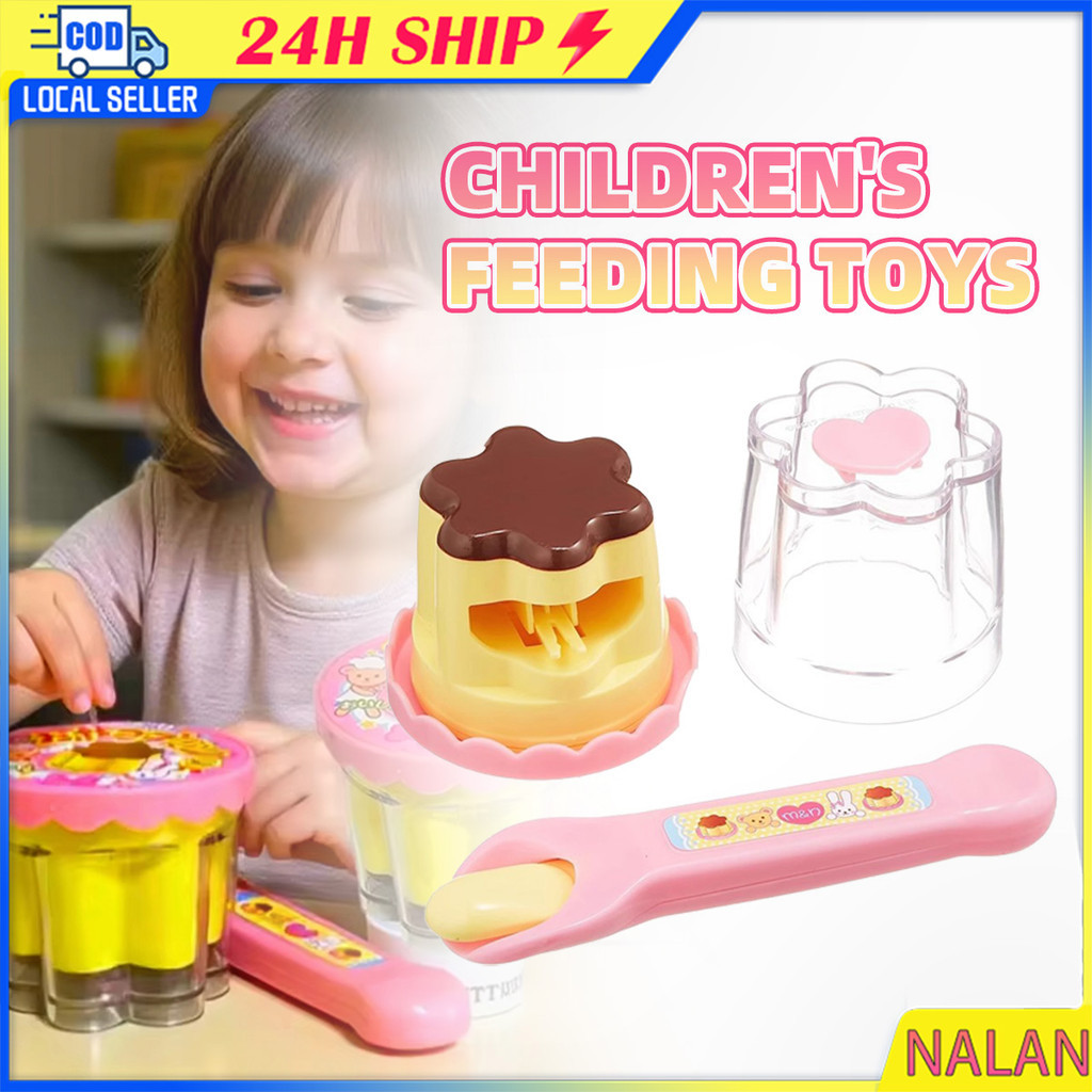 ของเล่นพุดดิ้งให้อาหารจําลอง สตรอเบอร์รี่ สร้างสรรค์ แกล้งเพื่อน ของเล่นพ่อแม่ลูกสำหรับเด็ก
