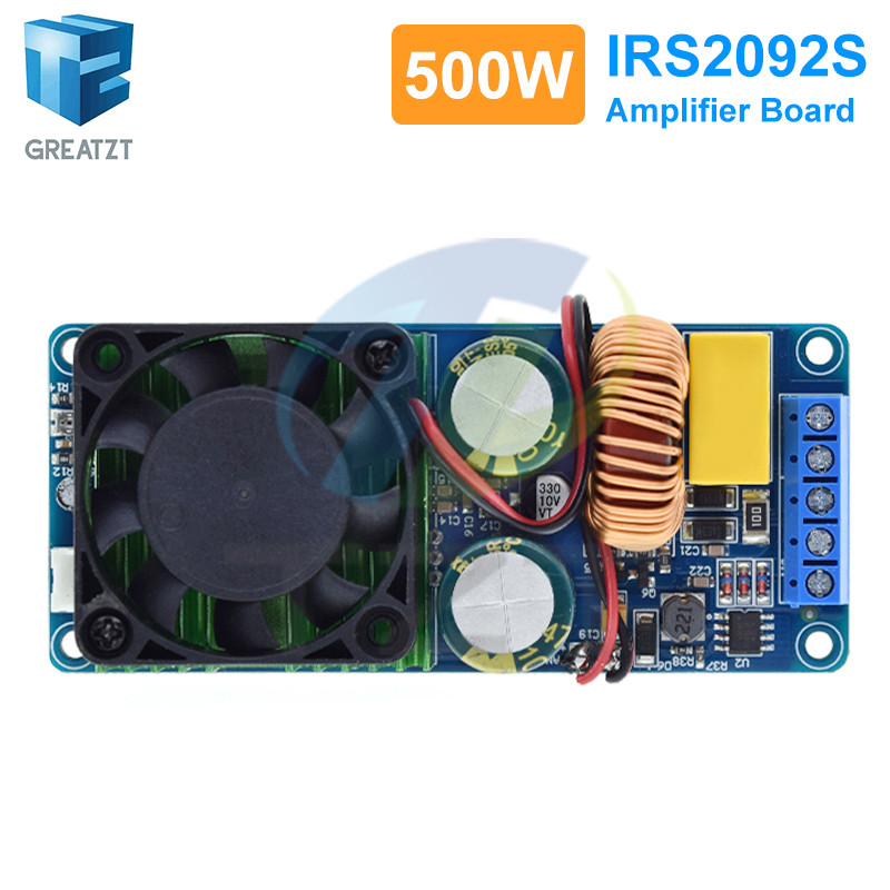 GREATZT HIFI Power IRS2092S 500W Mono Channel Digital Power Amplifier Board Class D Stage