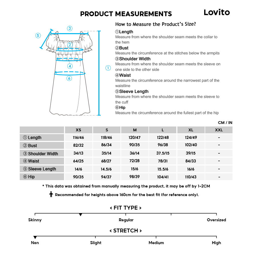 Lovito ชุดเดรสผู้หญิง สีฟ้า สไตล์จีน ทรงเข้ารูป จีบข้าง ฤดูใบไม้ผลิ ฤดูร้อน L159AD140 - รูปที่ 5