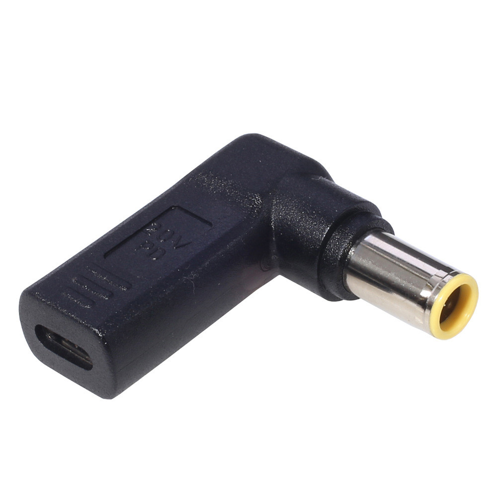 Type-C ถึง 7.9 X5.5/5.5 X2.5 Transformer Adapter 65W ปลั๊กชาร์จเหมาะสําหรับ Lenovo โยคะแล็ปท็อป 20V3