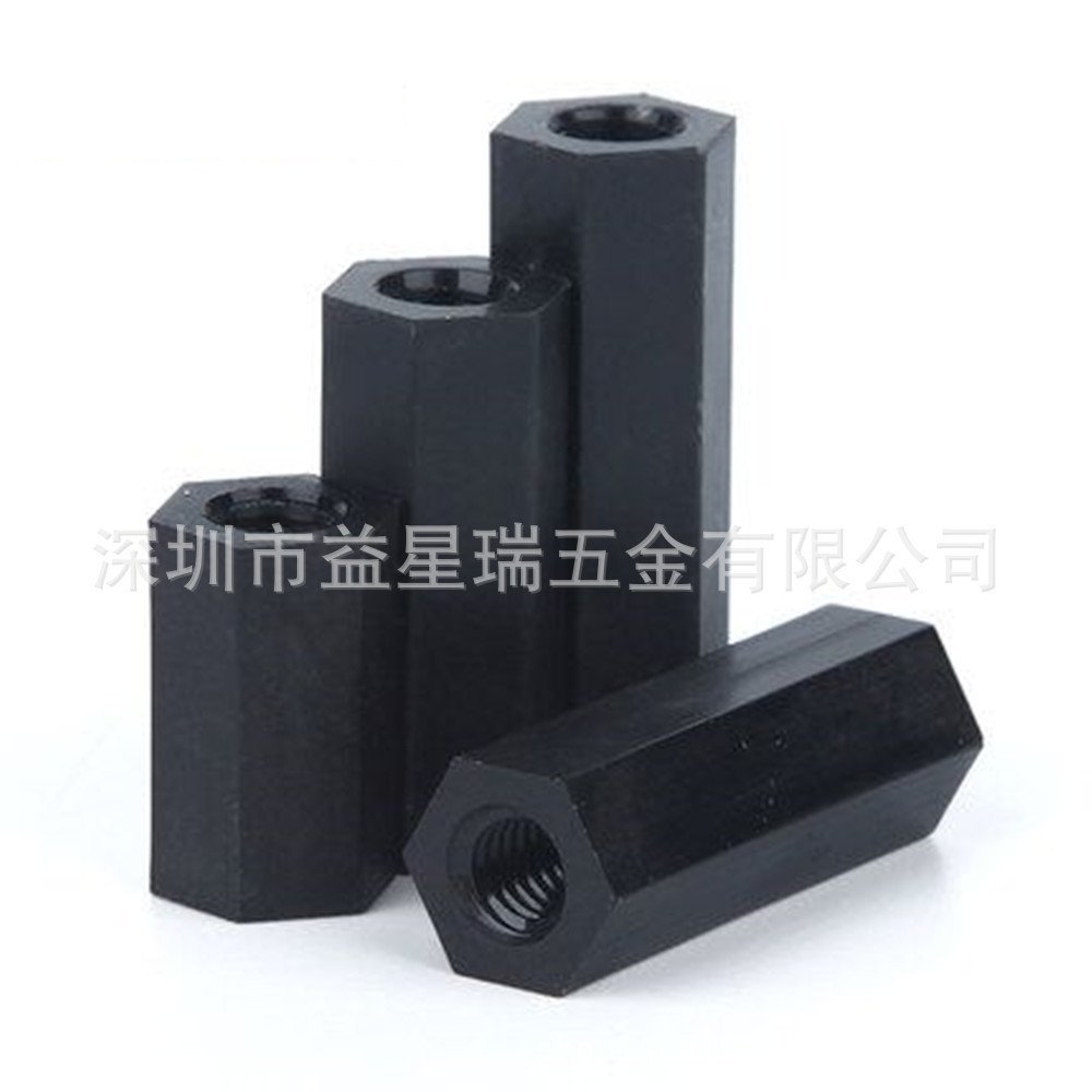 ห้องพลาสติก PA66 คอลัมน์แยกคอลัมน์สนับสนุน M2M2.5M3M4 คอลัมน์หกเหลี่ยมไนลอน PC แผ่น Bolt ฉนวนกันความ