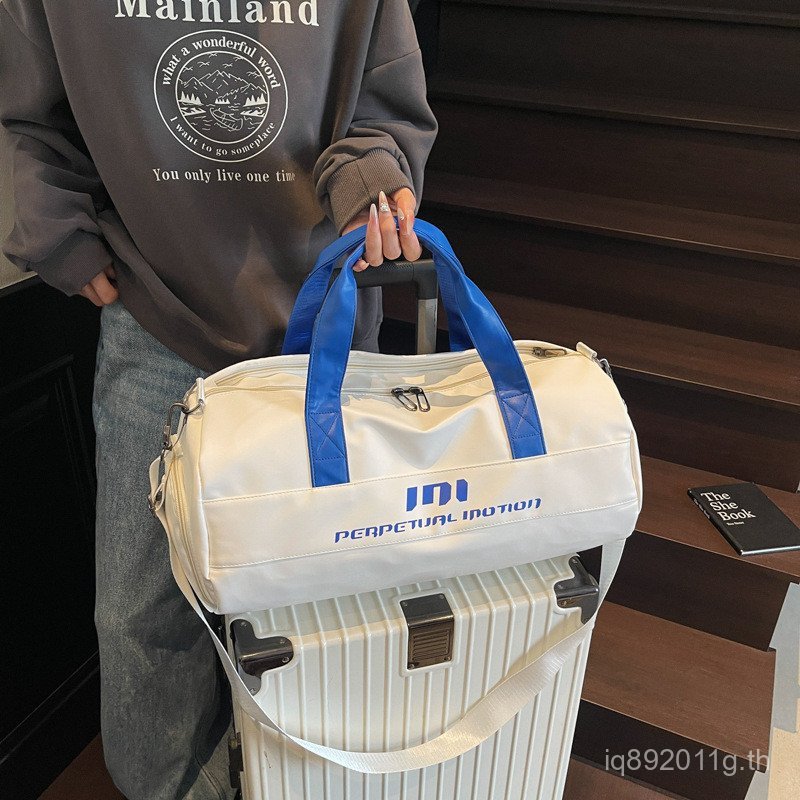 กีฬา Cross-Border สั้น-Distance Gym กระเป๋าขนาดใหญ่ความจุเกาหลีรุ่นกระเป๋าถือโยคะแห้งเปียกแยก Travel