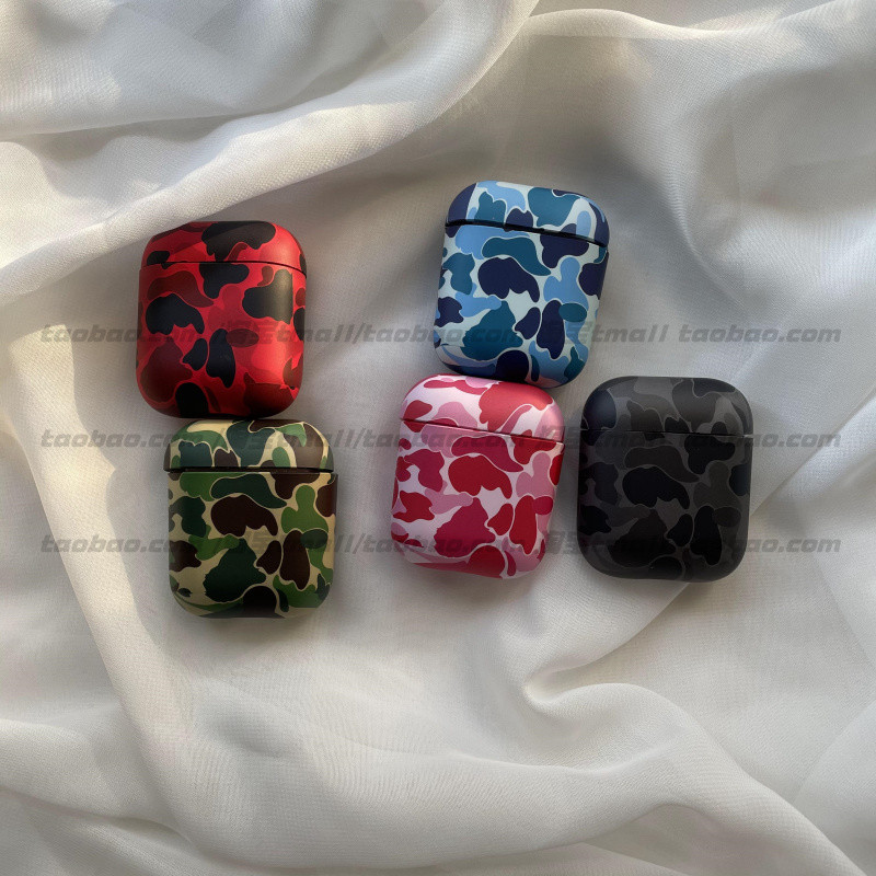 airpod pro 3 case เคสหูฟัง เคสป้องกันลายพราง Apple เคสแข็งด้านสำหรับผู้ชายและผู้หญิง